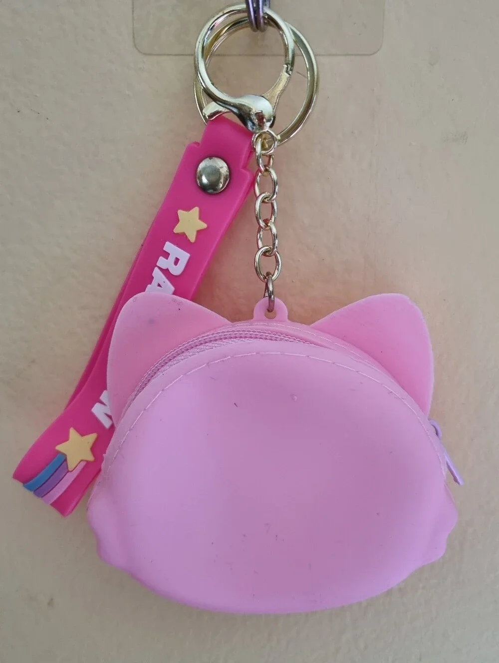 LinaBell Coin Purse Keychain Wallet coins bag Soft Pvc